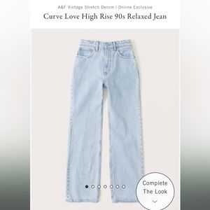 NWT Curve love high rise 90s relaxed jean